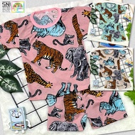 RAINBOW SHORT SUIT UNISEX CHILDREN'S CLOTHING SET FOR BOYS AND GIRLS AGED 1-7 YEARS SHORT SAFARI