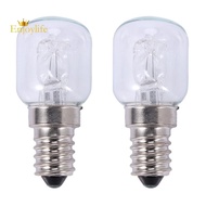 2x E14 High Temperature Bulb 500 Degrees 25W Halogen Bubble Oven Bulb E14 250V 25W Quartz Bulb