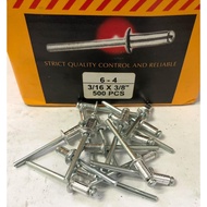 [40PCS/Pack] ALUMINIUM BLIND RIVET Paku Rivet Pop Rivet Blind Rivet 铆钉 DIY Home Improvement