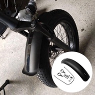 GUOOL Bike Wheel Mud Blocker Black Plastic Front Mudguard for 20 Inch Fat Tire Mountain Bike Snow Bi