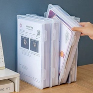 A4 Document Storage Box Storage Transparent Home Office A4 Printing Paper Plastic Document Informati