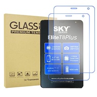 Transwon (for SKY Devices Elite T8 Plus Tablet/Elite OctaX Tablet) 2PCS Tempered Glass Screen Protec