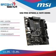 MSI Motherboard PRO B760M-A WIFI (LGA1700 | MATX)