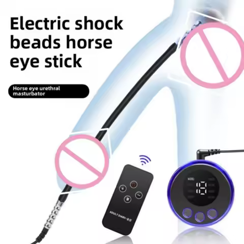 Remote-controlled Electric Shock, Long-length Bipolar Electric Shock Eye Stimulator, Urethral Mastur