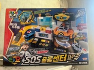 小巴士tayo 聲光玩具 音效 救援中心 SOS出動中心 (不含車子)  軌道組