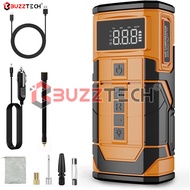 BuzzTech 6000cc Car Jumper Starter Air Compressor Jumper Kereta Start Tire Air Pump Emergency Starte