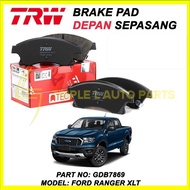 FORD RANGER XLT TRW FRONT BRAKE PAD [GDB7869]