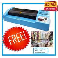 QUAFF A3 Laminator Heavy Duty Laminating Machine with free wallpaper sticker