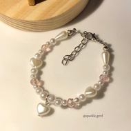 Coquette charm bracelet beads bracelet' bead bracelet ' pinterest bracelet