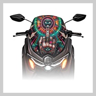 Windshield sticker - visor n max neo s - turbo latest cool motif 1305 - 1312