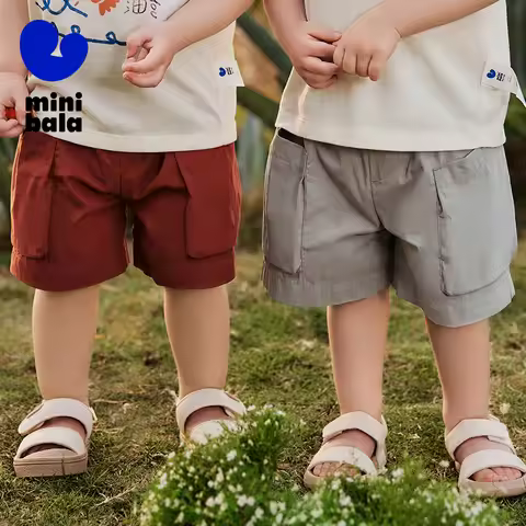 Mini Bala Shorts Boys 2025 Summer New Outdoor Stylish Baby Pants Comfortable Activewear