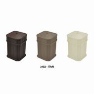 ITARI plastic toothpick holder - woven motif 3102 Hawaii