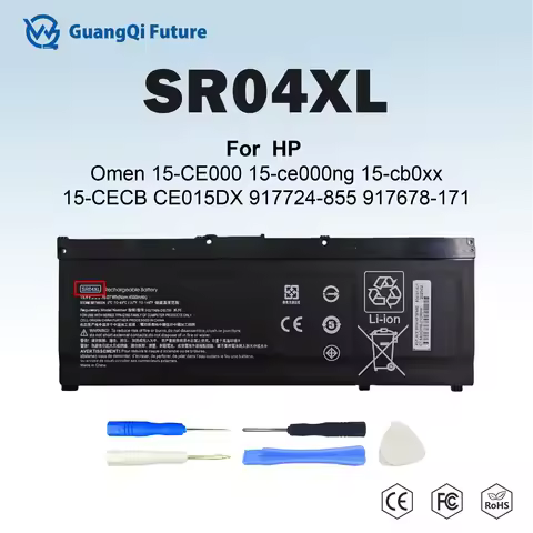 SR04XL 70.07WH Laptop Battery For Hp Omen 15-CE000 15-ce000ng 15-cb0xx 15-CE CB CE015DX 917724-855 9