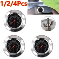 1/2/4Pc BBQ Thermometer Smoker Grill Barbecue Temperature Gauge Stainless Steel Built In Gas Grill B