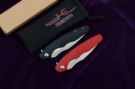 YESKNIFE Flipper Folding Knife 9Cr18Mov Steel Blade G10 + kingzhop