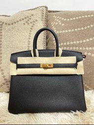 Brand new 愛馬仕 Hermes Birkin 25 黑金 togo