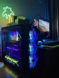高階RGB電競 Xeon® E5 八核心十六線程遊戲電腦主機，Samsung 870 Evo 2Tb SSD 固態硬碟，暢打各種電腦主流遊戲，秒速開機關機， 內置超值組合 OFFICE 2016 + 