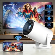 projector hy300 wireless with android 11 mini  projector hy300 pro wifi bluetooth led small projekto