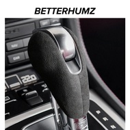 Alcantara Porsche Gear Cover macan Paramera 718 Cayenne 911 Modified Suede Interior Stickers
