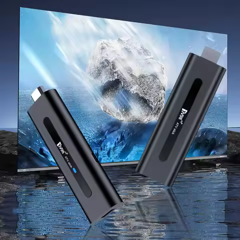 TV98 ATV H313 Mini TV Stick 8K 2.4G 5G WiFi Quad Core BT5.0 Set Top Box Smart TV Box for Network Med