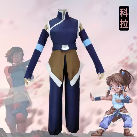 Anime Avatar The Legend of Korra Cosplay Costume Season 4 Avatar The Last Airbender Korra Katara Hal
