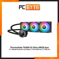 Thermaltake TH360 V2 Ultra ARGB Sync AIO (2.1” 480x480 Resolution LCD Display | CT120 ARGB Fans | TT RGB Plus)