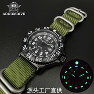 Addies military multifunctional men's quartz watch luminous waterproof NATO men wristwatch