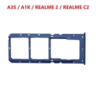 Sim TRAY OPPO A3S CPH1853 / A1K / REALME C2 / CPH1923 / REALME 2 ~ SIM SLOT CARD ~ SIMCARD TRAY
