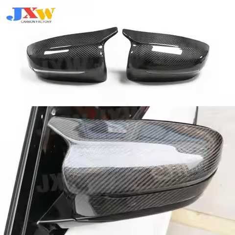 LHD/RHD Dry Carbon Mirror Cover For BMW 5 8 Series F90 M5 F91 F92 M8 2018 UP Add On Style Replacemen