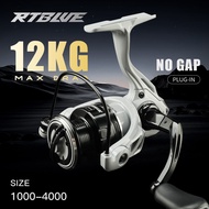BEARKING RTBLUE A1 Spinning Reel 12Kg MaxDrag 5.2:1 Freshwater Saltwater Fishing Reel