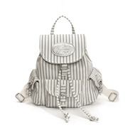 Deere Jack กระเป๋าเป้สะพายหลังผ้าใบลายทางสุดหรูกระเป๋าเป้ใส่ของได้เยอะ