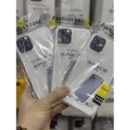 APPLE IPHONE IP11 IP11 PRO IP11 PRO MAX SPACE TPU SOFT CLEAR CASE FULL PROTECT CAMERA