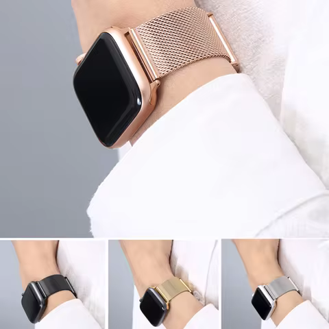 Sports Metal Strap for Apple Watch 8 7 6 5 4 SE 3 2 1 Fashion Stainless Steel Watchband for Apple Wa