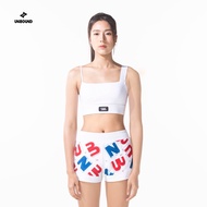 UNBOUND WHITE SAND SPORTS BRA (2023) สปอร์ตบราผู้หญิง สีขาว