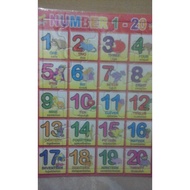 Puzzle Numbers size 24x31