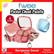 【fwee】 Pocket Cheek Palette 4 colors / Shadow Keychain