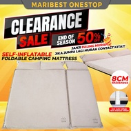 CLEARANCE 8CM Thickness Self Inflating Bed Outdoor Camping Sleeping Mat Auto Mattress Sleep Bag Pill