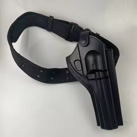 Extended Left-Handed Revolver Belt Holster Suitable for Colt Python 357 ZP5 M1873 Smith & Wesson M50