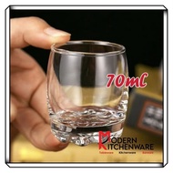 (MKitchenware)70ml Shot Glass Espresso Shot Glass Small Water Glass Glass Sauce Cup Liquor Glass玻璃甜品