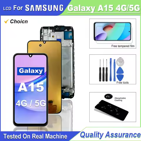 High Quality For Samsung Galaxy A15 LCD Display Touch Screen Digitizer Assembly For Galaxy A15 4G/5G