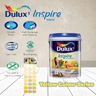 ICI Dulux Inspire Interior Smooth Sheen for Interior Wall Paint (Yellow Colour Series) 1 Litre / 5 L