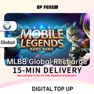 MLBB Global Diamond Recharge Mobile Legends Bang Bang Diamond Worldwide⚡14~9288 Diamonds⚡This Top Up
