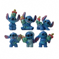 Stitch Figurine Set / Cake Topper (6 in 1)