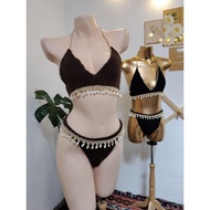 2-piece bikini (100% handmade cotton bikini)