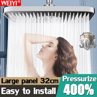 Stainless Steel 304 Square Shower Set Square Overheaded Rain Rainfall Shower Head