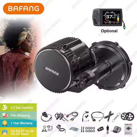 Bafang 750w 48v kit complet Mid Drive Motor 8fun BBS02 Bicycle Electric eBike Conversion Kit Powerfu