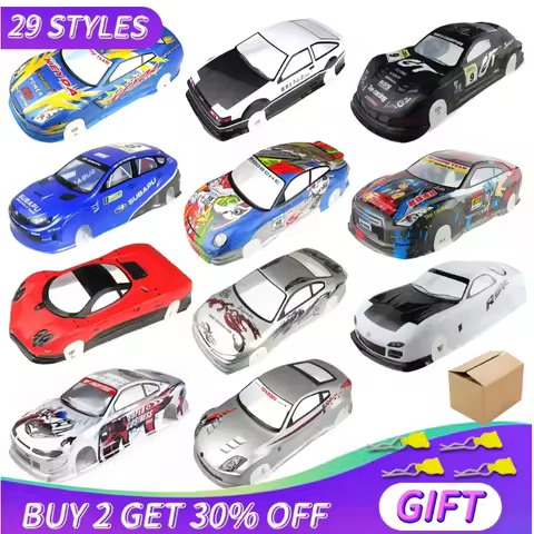 1/10 RC Car Body Shell 190/195/200mm Width PVC RC Shell 257/260mm Wheelbase For RC Hobby Drift Touri