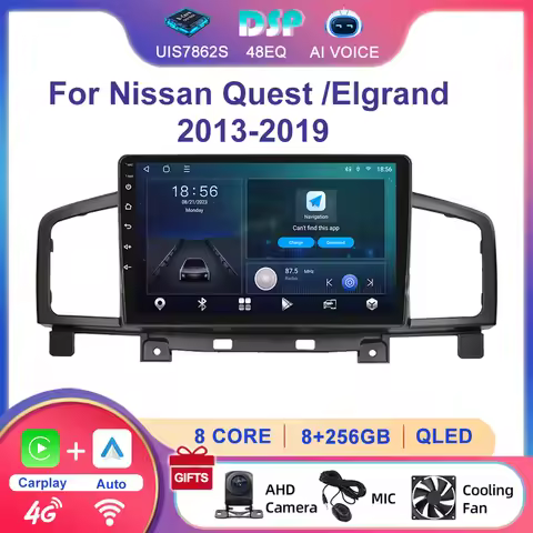 10'' 4G GPS Navigator Car Audio Android Multimedia Carplay Auto Touch Screen Radio Player for Nissan