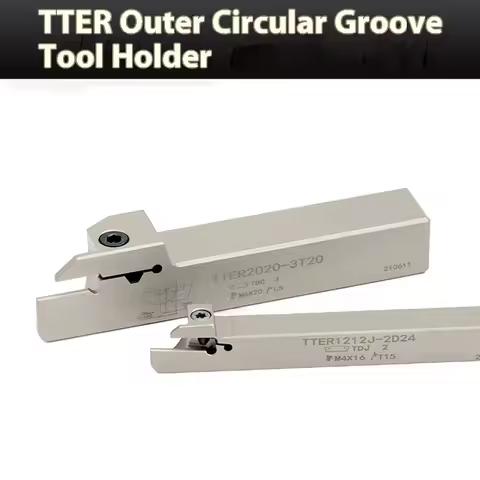 TTER TTEL 1010 1212 1616 2020 2525 -2 -3 CNC External Grooving Tool Bar Outer Diameter Lathe Process