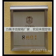 Community Mailbox Door Box Parcel Magazine Box European Style Mailbox Single Household Large Villa S